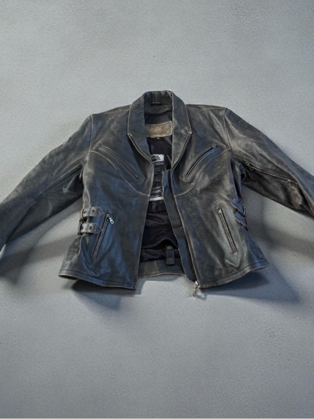 Women's Classic Black Leather Motorcycle Jacket